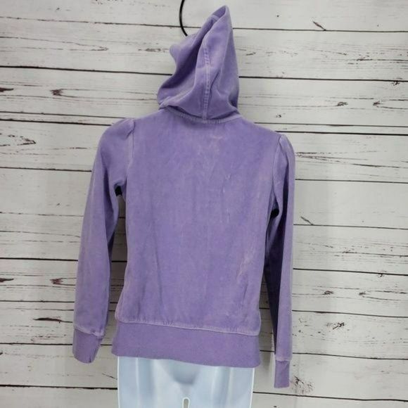 Limited Too Purple Zip Up‎ Hoodie size 12 soft - Picture 5 of 6